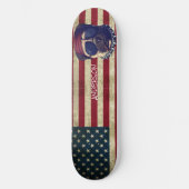 Persoonlijk Amerikaans Ik hou van Pugs Skateboard (Voorkant)