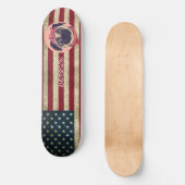 Persoonlijk Amerikaans Ik hou van Pugs Skateboard (Voorkant)
