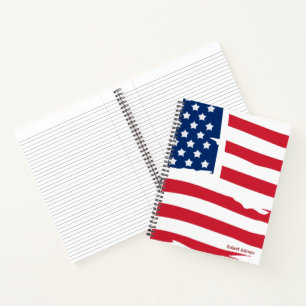 Persoonlijk Amerikaans Vlag Notitieboek
