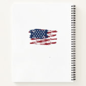 Persoonlijk Amerikaans Vlag Notitieboek (Achterkant)