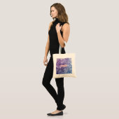 Persoonlijk Amethist Kristal & Lavendel Glans Tote Bag (Voorkant (model))