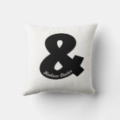 Persoonlijk Ampersand Kussen (Achterkant)