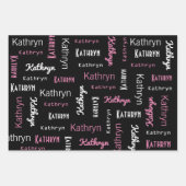 Persoonlijk Anime Gamer Girl Inpakpapier Vel (Voorkant 3)