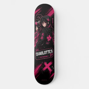 Persoonlijk Anime Meisje Roze Skateboard Deck