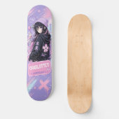 Persoonlijk Anime Pastel en Roze Skateboard (Voorkant)