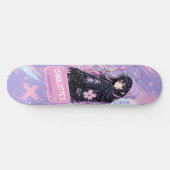 Persoonlijk Anime Pastel en Roze Skateboard (Horizontaal)