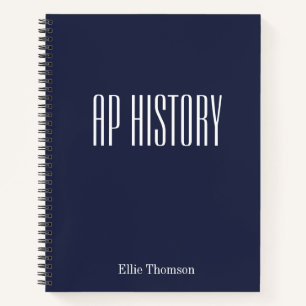 Persoonlijk AP-geschiedenis gelinieerd papier eenv Notitieboek