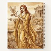 Persoonlijk Aphrodite Reflectieboek Notitieboek (Achterkant)