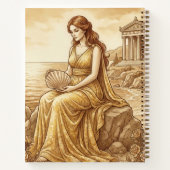 Persoonlijk Aphrodite Reflections Journal Notitieboek (Achterkant)
