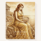 Persoonlijk Aphrodite Reflections Journal Notitieboek (Voorkant)