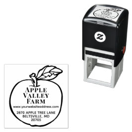 Persoonlijk Appelkwekers Boomgaard Retouradres Zelfinktende Stempel