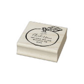 Persoonlijk Apple Frame Retouradres Rubberstempel (Stempel)