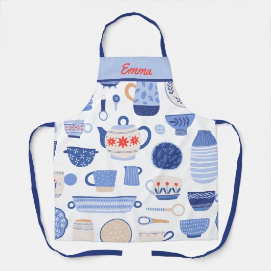 Persoonlijk Apron Schort (Voorkant)