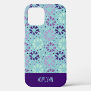 Persoonlijk aqua en paars gesynchroniseerd zwemmen Case-Mate iPhone case