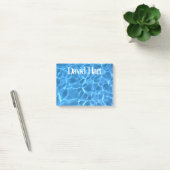 Persoonlijk aquablauw zwembad post-it® notes (Kantoor)