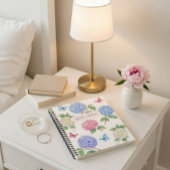 Persoonlijk Aquarel Hydrangea Bloemen Notitieboek