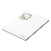 Persoonlijk aquarel Paaslam Notitieblok (Linkerzijde)