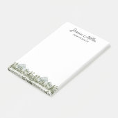Persoonlijk Aquarel Woud Van Mijn Bureau Post-it® Notes (Schuin)