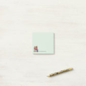 Persoonlijk aquarelboek stapel notitieboek post-it® notes (Op bureau)