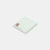 Persoonlijk aquarelboek stapel notitieboek post-it® notes (Schuin)