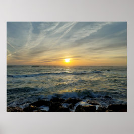 Persoonlijk archief: Sunset in Portugal Poster Pap