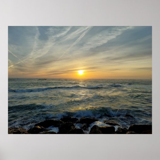Persoonlijk archief: Sunset in Portugal Poster Pap (Voorkant)