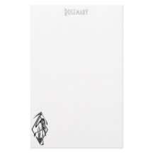Persoonlijk Art Deco haan briefpapier