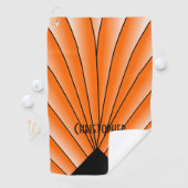 Persoonlijk Art Deco-ontwerp Golfhanddoek (Insitu)