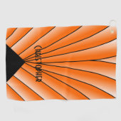 Persoonlijk Art Deco-ontwerp Golfhanddoek (Horizontaal)
