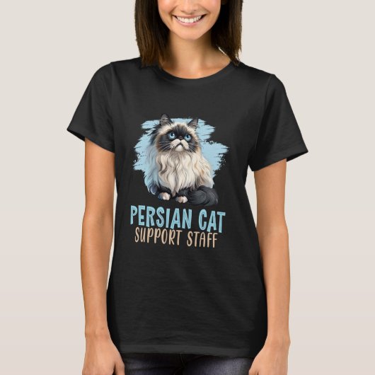 Persoonlijk assistent voor PERZISCHE KATTEN Grappi T-shirt (Voorkant)