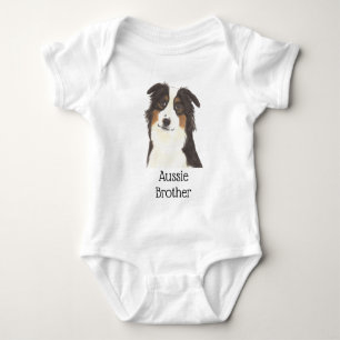 Persoonlijk Australische herder-shirt Romper