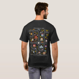 Persoonlijk "Autospelen op vaders rug"-shirt T-shirt