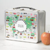 Persoonlijk avontuur wacht op Wereldkaart Voertuig (In situ)