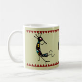 Persoonlijk Aztec Southwest Kokopelli Design Koffiemok (Links)