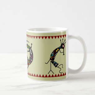 Persoonlijk Aztec Southwest Kokopelli Design Koffiemok