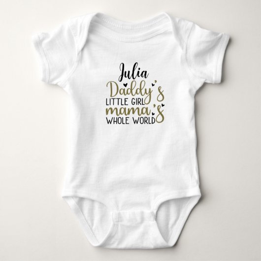 Persoonlijk Baby Body'tje Romper (Voorkant)