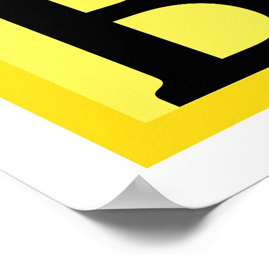 Persoonlijk Baby Boy Baby shower Poster (Hoek)