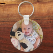 Persoonlijk Baby Foto Sleutelhanger (Voorkant)