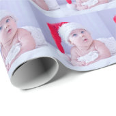 Persoonlijk baby kerst inpakpapier (Rol Hoek)
