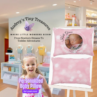 Persoonlijk Baby Meisje Kussen