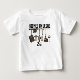 Persoonlijk baby shirt met 'Verknocht aan Jezus'