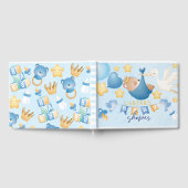 Persoonlijk Baby shower Baby Boy Beer Gastenboek (Volledig)