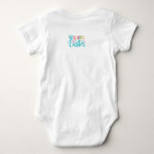 Persoonlijk baby T-shirt (Achterkant)