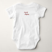 Persoonlijk baby T-shirt (Achterkant)