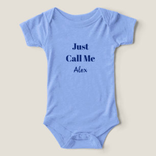 Persoonlijk baby T-shirt met eigen tekst cadeau on
