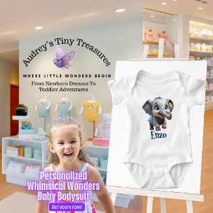 Persoonlijk Baby T-shirt met Fantasievolle Wondere