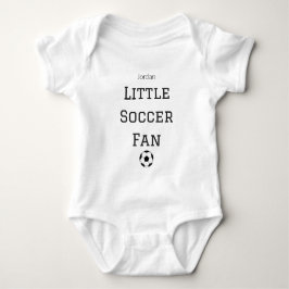 Persoonlijk Baby Voetbal Fan Baby Outfit Romper