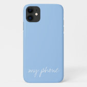Persoonlijk babyblauw Case-Mate iPhone case (Achterkant)