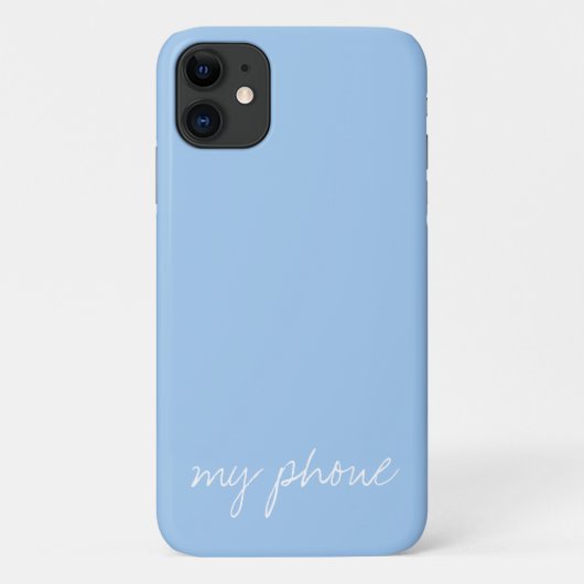 Persoonlijk babyblauw Case-Mate iPhone case (Achterkant)