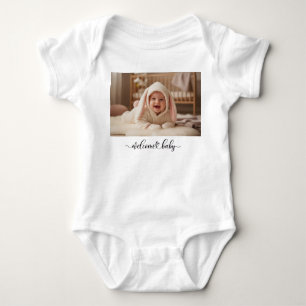 Persoonlijk babyfoto-rompertje romper